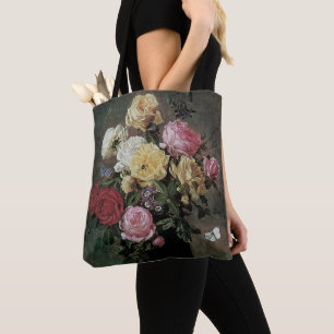 Stilleven met bloemen in vaas door Olaf Hermansen Tote Bag