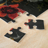 Stilleven met bloemen | Jan Davidsz de Heem Legpuzzel (Zijkant)