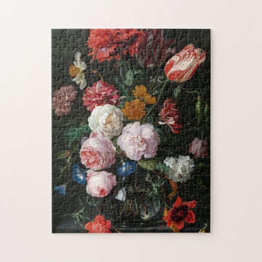Stilleven met bloemen | Jan Davidsz de Heem Legpuzzel (Verticaal)