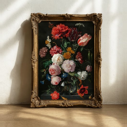 Stilleven met bloemen | Jan Davidsz de Heem Poster