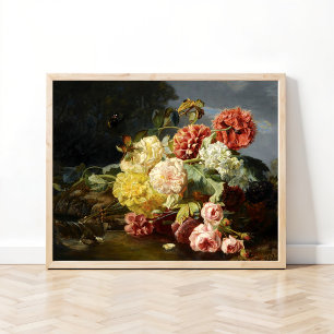 Stilleven met bloemen, Jean Robie Poster