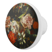  stilleven met bloemen keramische knop (Rechts)