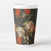 stilleven met bloemen latte mok (Voorkant)