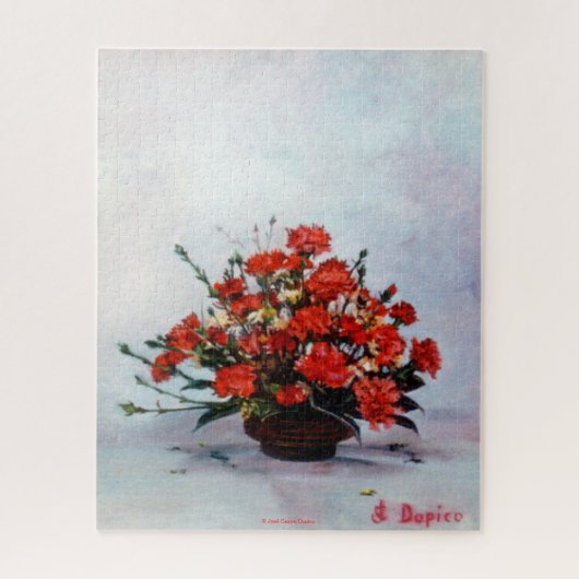 Stilleven met bloemen legpuzzel (Verticaal)