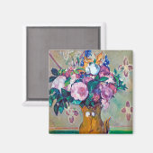 Stilleven met bloemen, Paul Cezanne Magneet (Voorkant / Achterkant)
