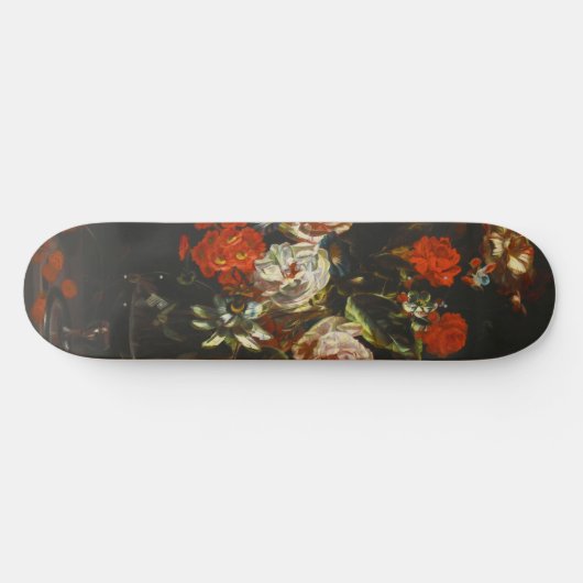  stilleven met bloemen persoonlijk skateboard (Horizontaal)