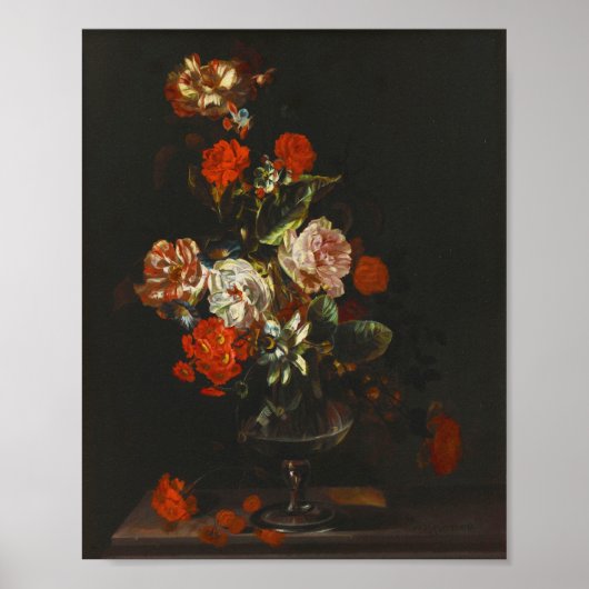  stilleven met bloemen poster (Voorkant)