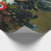 Stilleven met bloemen schilderen cadeaupapier (Hoek)