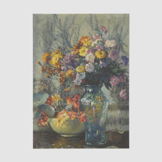 Stilleven met bloemen van Matilda Browne Tissuepapier (Voorkant)