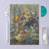 Stilleven met bloemen van Matilda Browne Tissuepapier (Craft)