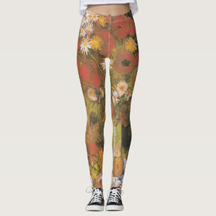 Stilleven met bloemen van Van Gogh Rode klaprozen Leggings