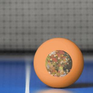 Stilleven met bloemen van Van Gogh Rode klaprozen  Pingpongbal