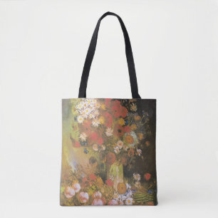 Stilleven met bloemen van Van Gogh Rode klaprozen  Tote Bag