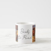 Stilleven met boeken om te lezen Schilderen Espresso Kop (Voorkant)