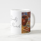 Stilleven met boeken om te lezen Schilderen Grote Koffiekop (Voorkant rechts)