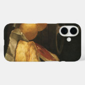 Stilleven met broodtaart en ham, Giuseppe Recco Case-Mate iPhone Case (Achterkant (horizontaal))