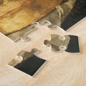 Stilleven met broodtaart en ham, Giuseppe Recco Legpuzzel (Zijkant)