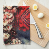 Stilleven met chrysanten van Claude Monet Theedoek (Quarter Fold)