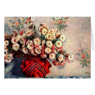 Stilleven met Chrysanthemums van Claude Monet