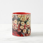 Stilleven met Chrysanthemums van Claude Monet Mok (Midden)