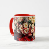 Stilleven met Chrysanthemums van Claude Monet Mok (Voorkant links)