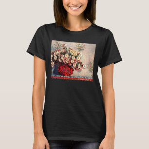 Stilleven met Chrysanthemums van Claude Monet T-shirt