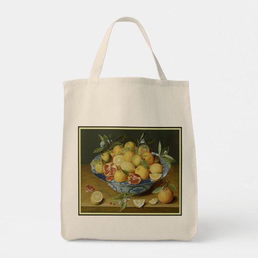 Stilleven met citroenen van Hulsdonck - Canvas Tas (Achterkant)