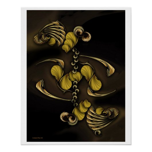 "Stilleven met conceptuele analyse", Poster (Voorkant)