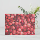 Stilleven met cranberry's kaart (Staand voorkant)