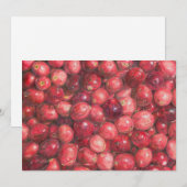 Stilleven met cranberry's kaart (Voorkant / Achterkant)