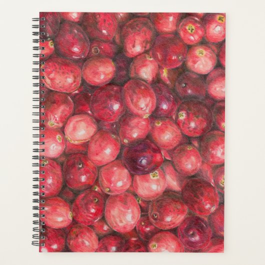 Stilleven met cranberry's planner (Voorkant)