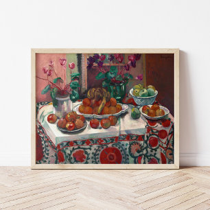 Stilleven met cyclamen Henri Manguin Poster