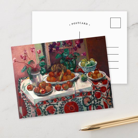 Stilleven met Cyclamens | Henri Manguin Briefkaart