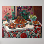 Stilleven met Cyclamens | Henri Manguin Poster (Voorkant)