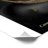 "Stilleven met donkere energie", glanzend Poster (Hoek)