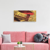 Stilleven met drie boeken van Vincent van Gogh Canvas Afdruk (Insitu (Woonkamer))