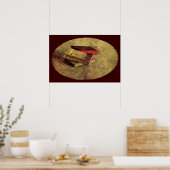 Stilleven met drie boeken van Vincent van Gogh Poster (Keuken)