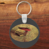 Stilleven met drie boeken van Vincent van Gogh Sleutelhanger (Voorkant)