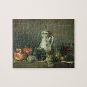 Stilleven met druiven en Pomegranaten, 1763 (olie) Legpuzzel