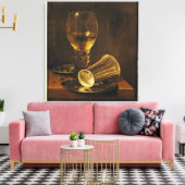 Stilleven met een beker, 1653 canvas afdruk (Insitu (Woonkamer))