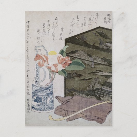 Stilleven met een Camelia, c.1820 Briefkaart (Voorkant)