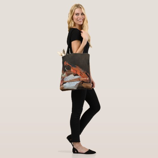 Stilleven met een Viool beeldende kunst Tote Bag (Op model)