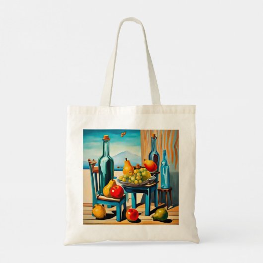Stilleven met flessen 6 tote bag (Achterkant)