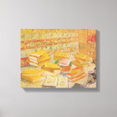 Stilleven met Franse romans | Vincent van Gogh Canvas Afdruk (Voorkant)