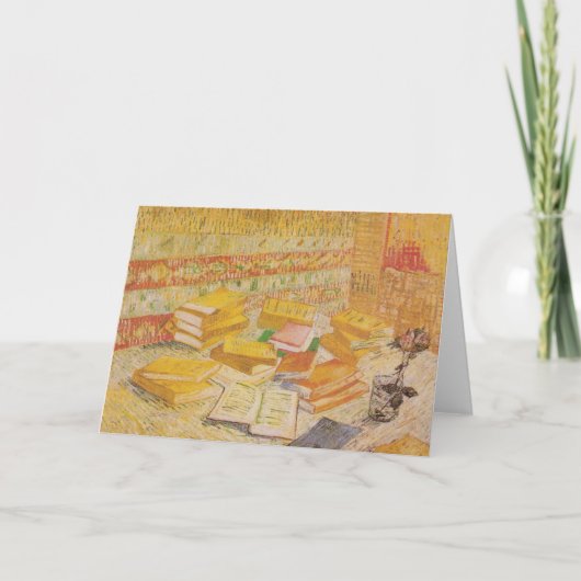 Stilleven met Franse romans | Vincent van Gogh Kaart (Voorkant)