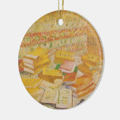 Stilleven met Franse romans | Vincent van Gogh Keramisch Ornament (Links)