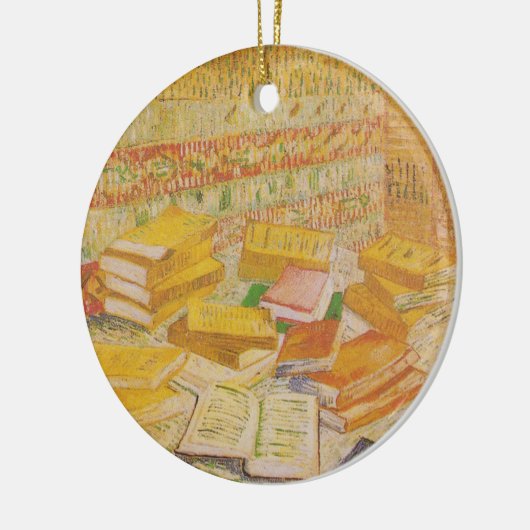 Stilleven met Franse romans | Vincent van Gogh Keramisch Ornament (Links)