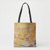Stilleven met Franse romans | Vincent van Gogh Tote Bag (Voorkant)