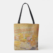 Stilleven met Franse romans | Vincent van Gogh Tote Bag (Achterkant)
