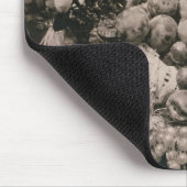 Stilleven met fruit, 1860 (foto sepia) muismat (Hoek)